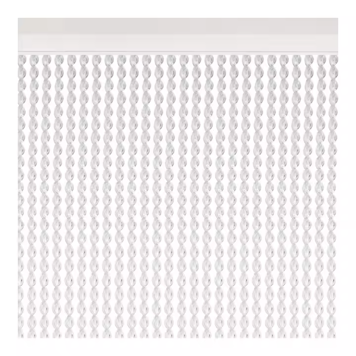 Cortina para puerta modelo "malta" color cristal 90x210cm m63250 acudam - 1