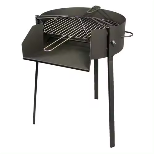 Barbacoa redonda IMEX EL ZORRO con soporte paella ø50x75cm. 71581 - 1