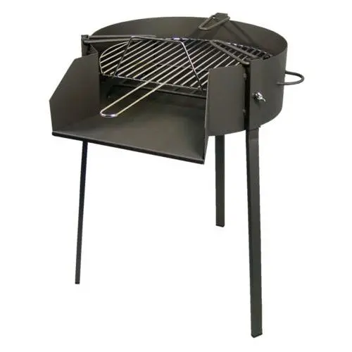 Barbacoa redonda IMEX EL ZORRO con soporte paella ø50x75cm. 71581 - 1