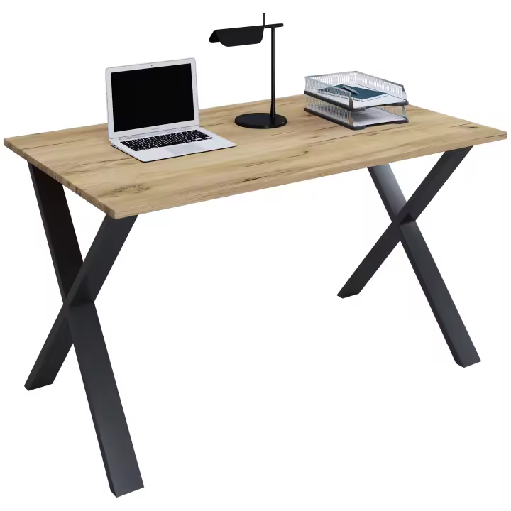 Mesa de madera Mesa de ordenador Mesa de trabajo Mobiliario de oficina Lona X SW Mesa de madera Mesa de ordenador Mesa de trabajo Mobiliario de oficina Lona X SW - 1