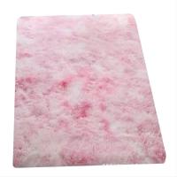 VIKAMA Alfombra De Peluche Gruesa Con Diseño De Tie-dye Gradient De Seda Y Lana Para Decoración De Sala De Estar Y Dormitorio Estilo Nórdico - details 4