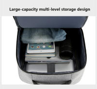 Mochila Negocios Impermeable Para Hombres Con USB Capacidad Grande Para Portátil De 15.6 Pulgadas Bolsa De Escuela Para Hombres - details 9