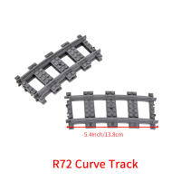 Bloques De Construcción Flexible Para Ferrocarril City Bricks Partes De Ferrocarril R56 R72 R88 R104 Curvas Accesorios Compatible Con Lego Para Niños Y Adultos - details 3