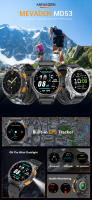 Reloj Inteligente MEVADEN Con Pantalla AMOLED De 1.5 Pulgadas GPS Llamada Bluetooth Compass Flashlight Monitor De Salud Deportiva Y Fitness Para Hombres - details 0