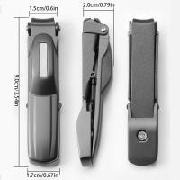 Tijeras De Uñas De Acero Inoxidable Para Hombres Y Mujeres Diseño De Coche Resistente Para Uñas Gruesas Pack De 1 Pieza - details 5