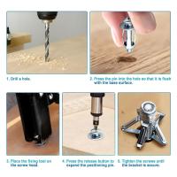 Juego De Tornillos Y Tornillos De Expansión Con Placa De Bloqueo Petal Para Techo Y Pared Material De Acero Galvanizado Tamaños M3 M4 M5 M6 - details 6