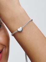 Pandora - Charm de corazón grabable "Be Love" - Plata de Ley - details 2