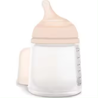 Suavinex Zero Zero Biberón Anticólicos 180 Ml Con Tetina De Flujo Adaptable, 1 Ud - 1