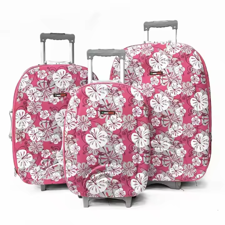 Maleta de viaje Maleta Cabina 55cmMaleta Mediana 68cmMaleta Grande 78cm de 2rueda con carrito de tela Oxford, Maleta de equipaje rodante, Valise - 1