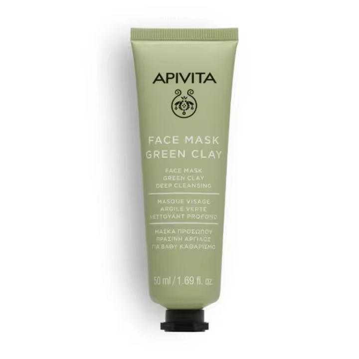 APIVITA - Mascarilla facial con arcilla verde de limpieza profunda. - 1