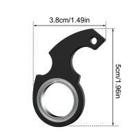 Juguete Antiestrés De Dedo Para Niños Llavero Giratorio De Metal Juguete Fidget Para Aliviar El Estrés Regalo De Fiesta Llavero Giratorio De Plástico Tamaño Compacto - details 0