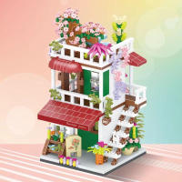 Bloques De Construcción De Venta Al Por Menor Para Niños Y Niñas Tienda De Pastelería Y Bar De Música De La Ciudad Decoración Para Cumpleaños Juguete Educativo Para Niños Mayores De 14 Años - details 5