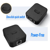 Adaptador De Ethernet 1000Mbps 1 En 2 Salidas RJ45 Cat 6 Para PC Laptop TV Box Router Conector De Red Splitter De Cobre - details 4