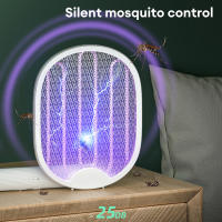Lampara Eléctrica Plegable Anti-Mosquitos 4 En 1 Recargable Por USB Con Batalla Contra Mosquitos Y Repelente De Aves Aluminio UV 5W - details 6