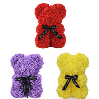Oso De Rosas Eternales Romántico Para Día De San Valentín Regalo Creativo Para Navidad Decoración De Flores Para Bodas Y Aniversarios - details 3