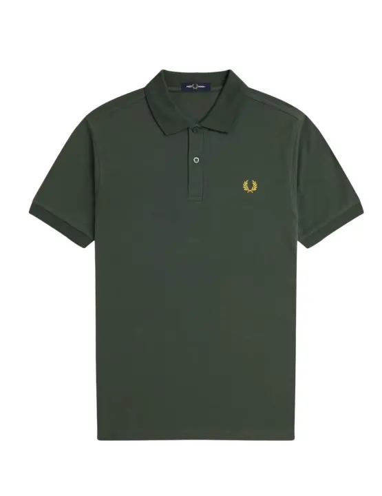 Polo Fred Perry M Verde/Amarillo - 1