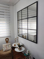 THEROSE - Espejo Ventana Negro 120x120cm Espejo Industrial - details 5