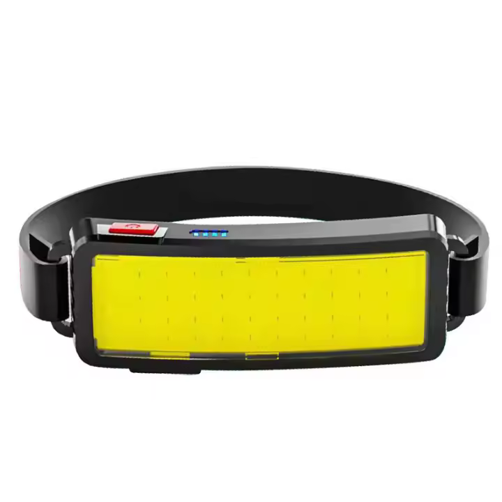 Linterna Frontal COB LED Super Brillante Recargable 180° Lámpara De Corbata Impermeable Para Actividades Al Aire Libre Como Pesca Senderismo Camping Y Ciclismo - 1