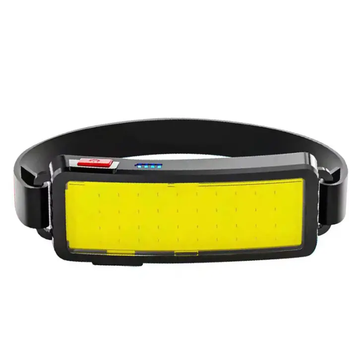 Linterna Frontal COB LED Super Brillante Recargable 180° Lámpara De Corbata Impermeable Para Actividades Al Aire Libre Como Pesca Senderismo Camping Y Ciclismo - 1