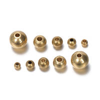 50pcs Bolas Redondas De Latón Originales 3mm 4mm 5mm 6mm 8mm Para Complementos De Joyería DIY Colgantes Y Pulseras - details 6