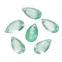 10pcs Pendantes De Vidrio Czech 8*14mm Forma De Gota De Agua Hebillas Sueltas Para Manualidades Collar Pulsera Encanto Joyería - details 4
