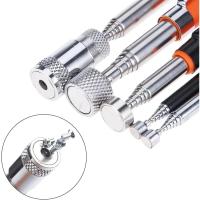 Mini Herramienta Magnética Telescópica Portátil Con Luz Para Recoger Bolas De Tornillo Varita Extendible De Metal Herramienta De Reparación De Coche - details 4