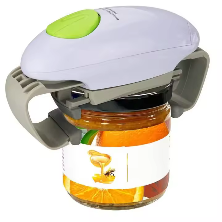 Abrelatas Eléctrico para artritis y Ama de Casa, abridor de botellas - 1