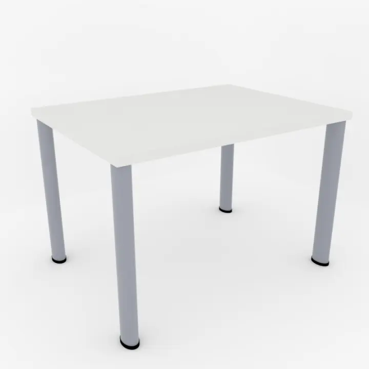 OFICIT Mesa Escritorio Pequeña 80x60 Cm Color Gris Plata - 1