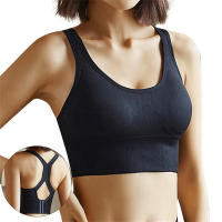 Sujetador Deportivo Sexy Para Mujer Racerback Yoga Fitness Gimnasio Antigolpes Sin Costuras Secado Rápido Top Deportivo Transpirable Y Cómodo - details 6