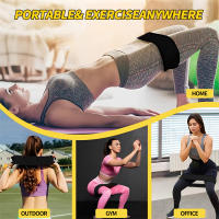 Banda Elástica De Resistencia Para Piernas Y Caderas Entrenamiento De Yoga Squat Antideslizante Bolsa De Almacenamiento Incluida Ejercicio De Gimnasio Unisex - details 0