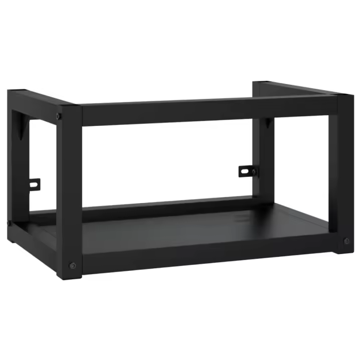 Estructura de lavabo suspendido Hierro Negro 59x38x31 cm - 1