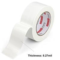 Cinta Adhesiva De Ducto Blanca Pesada 2 Pulgadas X 30 Yardas 8.27 Mil De Grosor Resistente Y Flexible Sin Residuos Para Reparaciones Y Uso Industrial - details 2