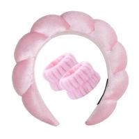 Cinta De Tela De Cielo De Terciopelo Vintage Para Mujeres Y Niñas Accesorios De Baño Y Spa Cinta Para Lavado De Cara Y Muñeca Estilo Decorativo - details 16
