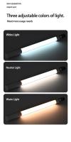Lámpara Nocturna LED Recargable Con Sensor De Movimiento Para Cocina Luz De Mesa De Aluminio Tipo C Para Armarios - details 7
