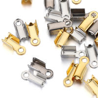 50pcs De Cerraduras De Acero Inoxidable Para Cordones De Cuero Y Cuentas De Joyería DIY Conector De Bolas De Amarre Para Collares Y Pulseras Tamaños 2.5-3.5mm - details 0
