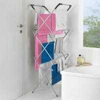ARISE SHOP-Tendedero de Metal con 3 Alturas para secar la Colada de 129 x 47 x 44 cm. Tendal para Secado de Ropa, válido para Interior o Exterior,Color Aleatorio - details 2