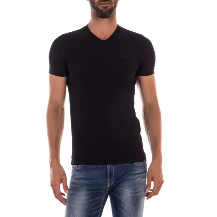 Camiseta Armani Jeans AJ Cotton Man Negro 06H29DA 12 - 1
