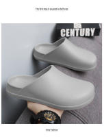 Zapatillas De Verano Para Hombre Antideslizantes Resistentes Al Aceite Zapatos De Cocina Para Enfermero Casual EVA Ligeros Y Suaves Clogs - details 9