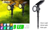 Luces Solares LED Para Jardín Exterior Sensor De Movimiento Impermeables Lámpara De Camping Decoración De Pared Paisajística Fences - details 0