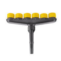 Atomizador De Gran Flujo Para Jardín Y Agricultura Regadío Ajustable Herramienta De Riego Para Pasto Y Vegetales 3/4/5/6 Maneras Tamaño 20*27.5cm Color Amarillo+ Negro - details 9