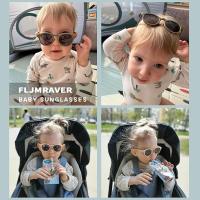 Par de Gafas de Sol polarizadas flexibles para niños con Correa ajustable para 0 a 48 més, Rosa - details 2