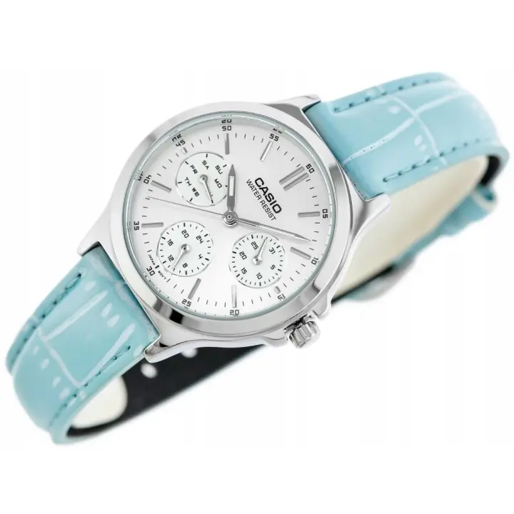Reloj Casio LTP-V300L-2A analógico correa de piel - 1