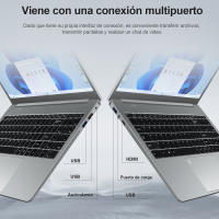 Portátil Vanwin 15,6, 24GB RAM, 512GB SSD, Procesador Intel Celeron n5095, WiFi 5G/2,4G, HDMI, USB 3,0*2, teclado Español, Bluetooth, Katería 38 Wh1, desbloqueo por Huella digital y bloqueo de Cámara - details 5