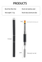 1pcs Brocha De Uñas Doble Final Para Arte De Uñas Acrílico UV Extensión Flor Pincel Borrador Espátula Herramientas De Manicura - details 2
