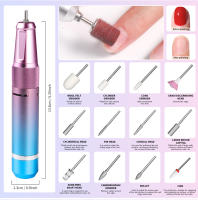 Kit De Taladro Para Uñas Recargable Portátil 35000 RPM Profesional Para Pintura De Uñas Con Fichas De Grano Set De Molinillo Para Herramientas De Salón De Uñas - details 3