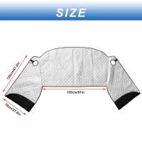Cortina De Ventana Para VW T5 T6 Cubierta De Pantalla Antisalpicaduras Para Camping Visera De Parabrisas Y Sombrilla Accesorios Para Coche - details 1