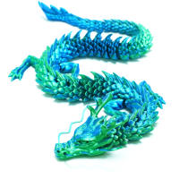 Dragón Chino 3D Imprimible Decoración De Escritorio Creativa Con Articulaciones Corporales Para Movimiento Libre Regalo Original - details 1