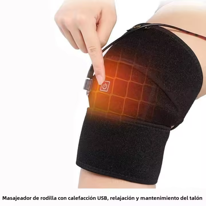 Masajeador De Rodilla Con Calor Terapia Eléctrica Almohadillas De Calefacción Para Alivio Del Dolor De Artritis Masajeador De Rodilla Y Codo Para Piernas - 1