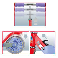 Patinete 2 ruedas rojo plegable CB Riders - details 2