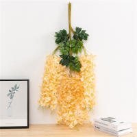 12pcs Flores De Tofu Artificial 110cm Para Decoración De Ceilings Y Corredores Estilo Wisteria Simulada Para Bodas Y Aniversarios - details 7